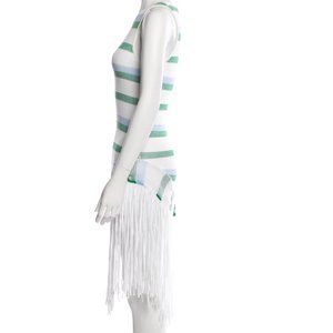 STELLA MCCARTNEY STRIPED MINI DRESS